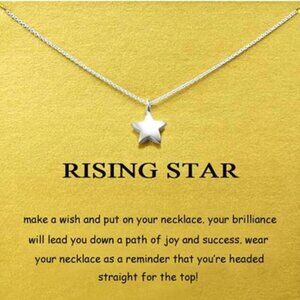Star Pendant Necklace – “Rising Star” Brilliance & Success Jewelry